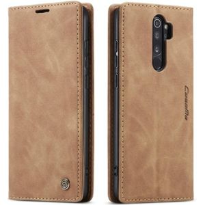 For Xiaomi Redmi Note 8 Pro CaseMe-013 Multifunctional Horizontal Flip Leather Case with Card Slot & Holder & Wallet(Brown)