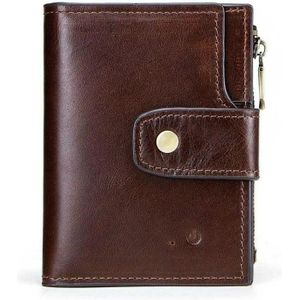 Men Leather Wallet Smart Bluetooth Antimagnetic RFID Anti-Lost Anti-Theft Multi-Function Coin Purse