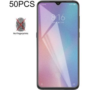 50 PCS Non-Full Matte Frosted Tempered Glass Film for Xiaomi Mi 9 SE  No Retail Package