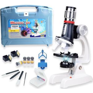 2171 Child STEM Science And Education Puzzle 1200 Ballic Biomedi Toy Student Experimental Equipment(Alloy microscope)