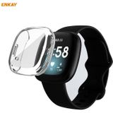 For Fitbit Versa 3 / Fitbit Sense ENKAY Hat-Prince ENK-AC8208 Full Coverage Transparent TPU Soft Case