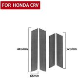 4 PCS / Set Carbon Fiber Car Interior Door Panel Trim Decorative Sticker for Honda CRV 2007-2011 Left and Right Drive Universal