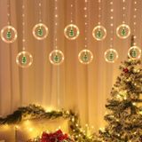 Christmas Decoration Lights USB Ring Doll 10 in 1 String Lights(Christmas Tree)