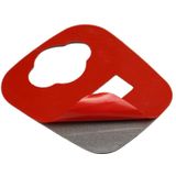 Car Carbon Fiber Cigarette Lighter Cover Decorative Sticker for BMW Mini Cooper F56 F55 F57  Left and Right Drive Universal (Red)