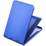 Metal Driver License Box Multifunctional Aluminum Alloy Credit Card Storage Bag(Blue)
