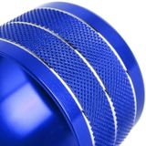 3 PCS / Set Air Conditioning Knob Metal Decorative Ring for BMW X3 / X4 / 5 Series / 7 Series / 6 Series GT (Blue)