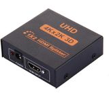 FY1409E Mini V1.3 UHD 4K x 2K 3D 1 x 2 HDMI Splitter(Black)