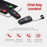 Fineblue F920 CSR4.1 Retractable Cable Caller Vibration Reminder Anti-theft Bluetooth Headset