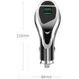 Dual-port USB3.1A 3.6A High Current Fast Charge QC3.0 PD18W Flash Charging Car Charger(Tyrant Gold)