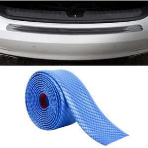 Universal Car Door Threshold Decoration Strip Decorative Sticker  Size : 5CM x 3M(Blue)