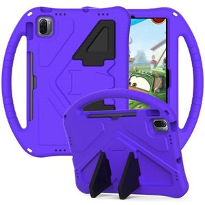 For Xiaomi Pad 5 / Pad 5 Pro 2021 EVA Flat Anti Falling Protective Case Shell with Holder(Purple)