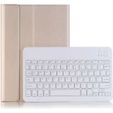 Detachable Bluetooth Keyboard Ultrathin Horizontal Flip Leather Case for Huawei MediaPad M5 10.8 inch  with Holder (Gold)