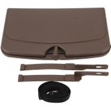 SHUNWEI SD-1509 Car Auto Back Seat Folding Table Drink Food Cup Tray Holder Stand Desk Multi-purpose Travel Dining Tray(Brown)