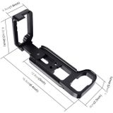 PULUZ 1/4 inch Vertical Shoot Quick Release L Plate Bracket Base Holder for Sony A9 (ILCE-9) / A7 III/ A7R III (Black)