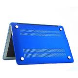 Frosted Hard Plastic Protective Case for Macbook Air 13.3 inch (A1369 / A1466)(Blue)