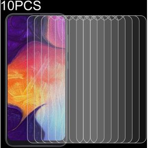 10 PCS 0.26mm 9H 2.5D Tempered Glass Film for Galaxy A50