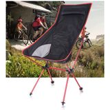 Outdoor Portable Folding Camping Chair Light Fishing Beach Chair Aviation Aluminum Alloy Backrest Recliner
