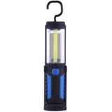PR5W-1 5W COB+1W F8 IP43 Waterproof White Light LED Torch Work Light  400 LM Multi-function USB Charging Portable Emergency Work Stand Light with Magnetic & 360 Degrees Swivel Hook(Blue)