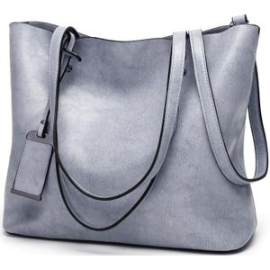 Fashion PU Leather Ladies HandBags Women Messenger Bags Crossbody Shoulder Bag(Light Blue)