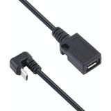 U-shaped Micro USB Male to Female Extension Cable
