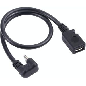 U-shaped Micro USB Male to Female Extension Cable