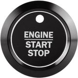 Car Engine Start Key Push Button Ring Trim Sticker Decoration for Ford F150 (Black)