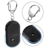 5 PCS Portable Anti-Lost Alarm Key Finder Wireless Whistle Sound LED Light Locator Finder(Blue)