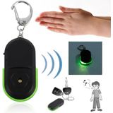 5 PCS Portable Anti-Lost Alarm Key Finder Wireless Whistle Sound LED Light Locator Finder(Blue)