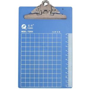 10 PCS FUQIANG FQ8004 Folder Board Writing Pad Hanging Plastic Splint  Specification: A6 Butterfly Clip