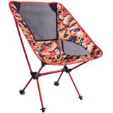 Outdoor Camouflage Portable Folding Camping Chair Light Fishing Beach Chair Aviation Aluminum Alloy Backrest Recliner