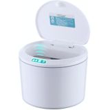 EXPED SMART Desktop Smart Induction Electric Storage Box Car Office Trash Can  Specification: 3L Battery Version (White)