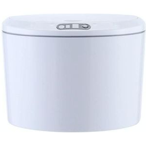 EXPED SMART Desktop Smart Induction Electric Storage Box Car Office Trash Can  Specification: 3L Battery Version (White)
