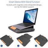 WIWU 15.4 inch Waterproof Smart Stand Sleeve Protective Case for Laptop (Black)