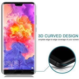 For Huawei P20 Pro 0.3mm 9H Surface Hardness 3D Full Screen Tempered Glass Film