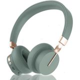 Fingertime P3 Wireless 5.0 Super Bass HIFI Stereo Gaming Headset with Microphone  Support TF / FM / AUX(Green)