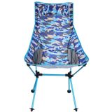 Outdoor Portable Camouflage Folding Camping Chair Light Fishing Beach Chair Aviation Aluminum Alloy Backrest Recliner