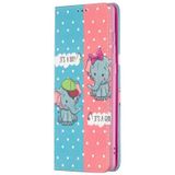 For Samsung Galaxy A81 Colored Drawing Pattern Invisible Magnetic Horizontal Flip PU Leather Case with Holder & Card Slots & Wallet(Elephant)