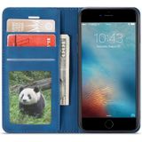 For iPhone 8 / 7 Forwenw Dream Series Oil Edge Strong Magnetism Horizontal Flip Leather Case with Holder & Card Slots & Wallet & Photo Frame(Blue)