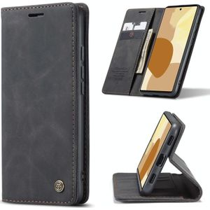 Voor Google Pixel 6 Pro Caseme 013 Multifunctionele Horizontale Flip Leren Telefoonhoesje Met Kaart Slot & Houder & Portemonnee (Zwart)