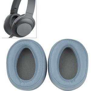 1 Pair Sponge Headphone Protective Case for Sony  MDR 100AAP (Blue)