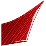 Carbon Fiber Car Dashboard Strip Decorative Sticker for Alfa Romeo Giulia 2017-2019 Right Drive (Red)