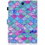 Painted Pattern TPU Horizontal Flip Leather Protective Case For Samsung Galaxy Tab A 9.7(Color Fish Scales)