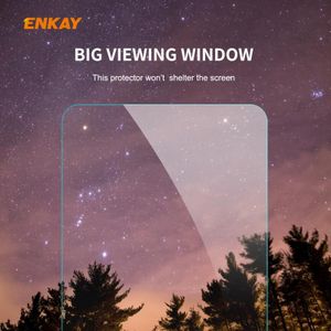 Voor Samsung Galaxy M51 10 PCS ENKAY Hat-Prince 0.26mm 9H 2.5D Gebogen rand gehard glas film