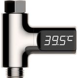 BD-LS-01 Baby Showering 360 Degree Rotatable LED Display Passive Water Thermometer (Plating)