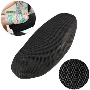 Motorcycle Breathable Sunscreen Double Layer 3D Honeycomb Small Hole Polyester Cushion Mesh  Size: XXL  Length: 92cm; Width: 55cm