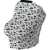 Multifunctional Cotton Nursing Towel Safety Seat Cushion Stroller Cover(Animals)