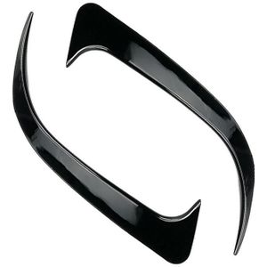 Car Rear Bumper Wind Knife Blade Decoration Sticker for Mercedes-Benz CLA200/220/250/260 (Black)