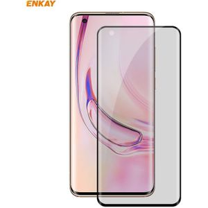 For Xiaomi Mi 10 / Mi 10 Pro ENKAY Hat-Prince 0.26mm 9H 3D Curved Heat Bending Privacy Anti-spy Full Screen Tempered Glass Film