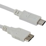 1m USB-C / Type-C 3.1 to USB 3.0 Micro-B Adapter Cable  For Galaxy S8 & S8 + / LG G6 / Huawei P10 & P10 Plus / Xiaomi Mi 6 & Max 2 and other Smartphones(White)