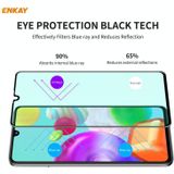 For Samsung Galaxy A41 ENKAY Hat-Prince 0.26mm 9H 6D Curved Full Screen Eye Protection Green Film Tempered Glass Protector